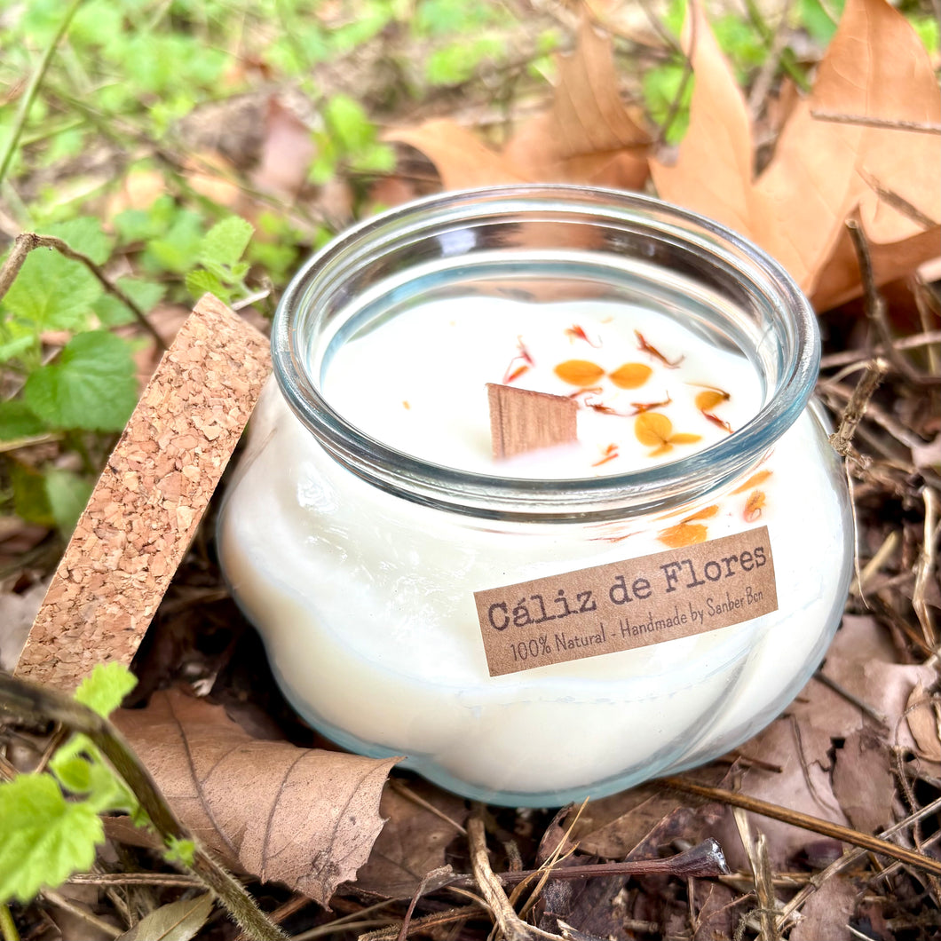 Flower Candle 450 ML - Cáliz de Flores